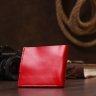 Червоний жіночий гаманець компактного розміру на кнопці SHVIGEL (2416215) - 9