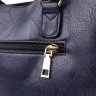 Деловая сумка для женщин из качественного кожзама с ручками Vintage синего цвета 96931 фото №3 Деловая сумка для женщин из качественного кожзама с ручками Vintage синего цвета 96931 modnotak фото - 3
