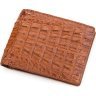 Мужской кошелек из натуральной кожи крокодила коричневого цвета CROCODILE LEATHER (024-18163) - 1