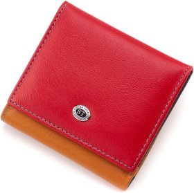 Цветной женский кошелек из натуральной кожи с монетницей ST Leather 1767231