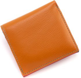 Кольоровий жіночий гаманець із натуральної шкіри із монетницею ST Leather 1767231