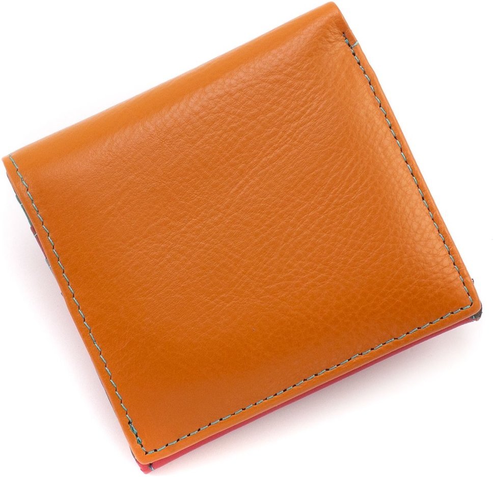 Цветной женский кошелек из натуральной кожи с монетницей ST Leather 1767231