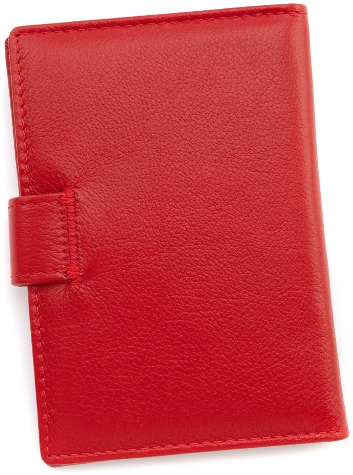 Кожаная обложка для паспорта и карточек ST Leather 97731 красного цвета фото №3 Кожаная обложка для паспорта и карточек ST Leather 97731 красного цвета modnotak фото №3