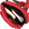 Бордовый женский рюкзак среднего размера из текстиля Vintage 2422245 - 5