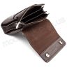 Мужская коричневая сумка из натуральной кожи с ручкой KARYA (0811-39) - 8