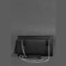 Жіноча сумка-кроссбоді з гладкої шкіри чорного кольору на ланцюжку BlankNote Еліс 78831 - 5