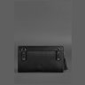 Жіноча сумка-кроссбоді з гладкої шкіри чорного кольору на ланцюжку BlankNote Еліс 78831 - 7