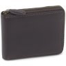 Невеликий коричневий гаманець з натуральної шкіри високої якості на блискавці Visconti Camden 69131 - 8