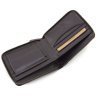 Невеликий коричневий гаманець з натуральної шкіри високої якості на блискавці Visconti Camden 69131 - 7