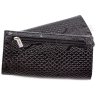 Черный лаковый кошелек с фактурой под змею KARYA (1049-013) - 3