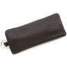 Велика шкіряна ключниця темно-коричневого кольору з блискавичною застібкою ST Leather 70832 - 4