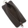 Велика шкіряна ключниця темно-коричневого кольору з блискавичною застібкою ST Leather 70832 - 2