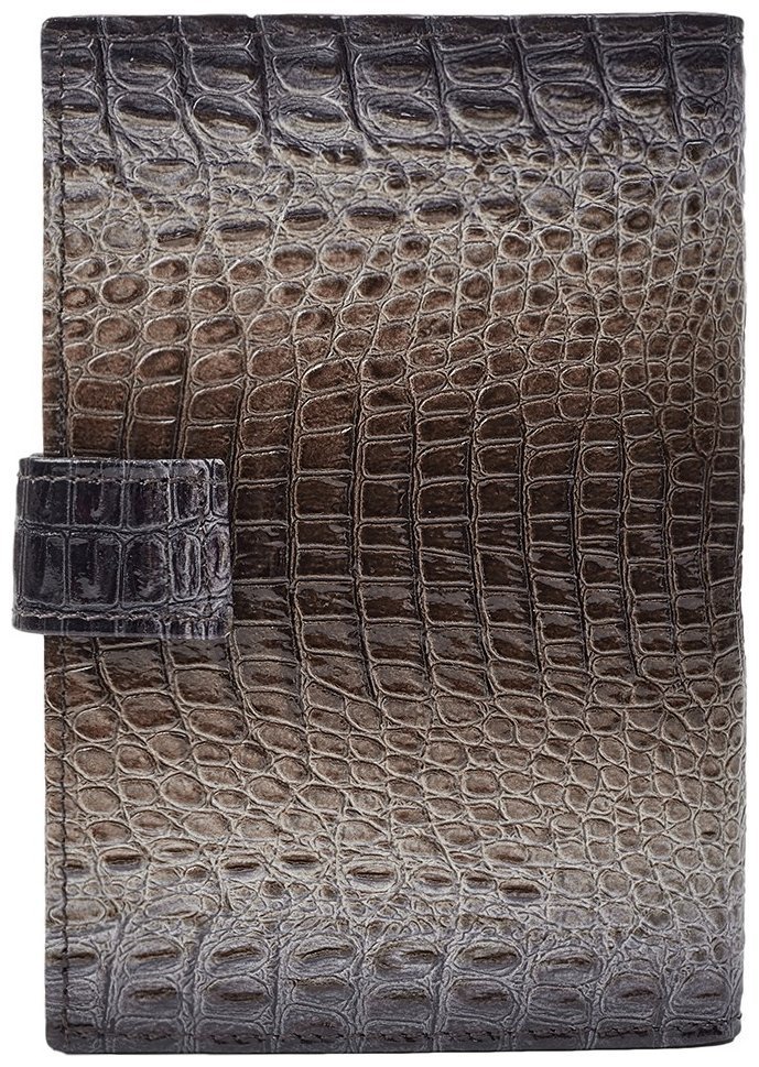 Женская обложка из лакированной кожи под крокодила для паспорта и автодокументов Desisan 80832 modnotak фото №2