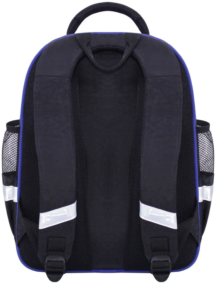 Рюкзак для мальчика школьный черного цвета с принтом мотоциклиста Bagland 111132 modnotak фото №3