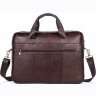 Якісна сумка під ноутбук з натуральної шкіри коричневого кольору VINTAGE STYLE (14641) - 5