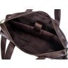 Качественная сумка под ноутбук из натуральной кожи коричневого цвета VINTAGE STYLE (14641) - 10