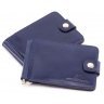 Компактний затиск для грошей синього кольору ST Leather (16866) - 1
