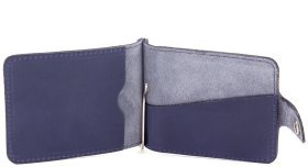 Компактный зажим для денег синего цвета ST Leather (16866)