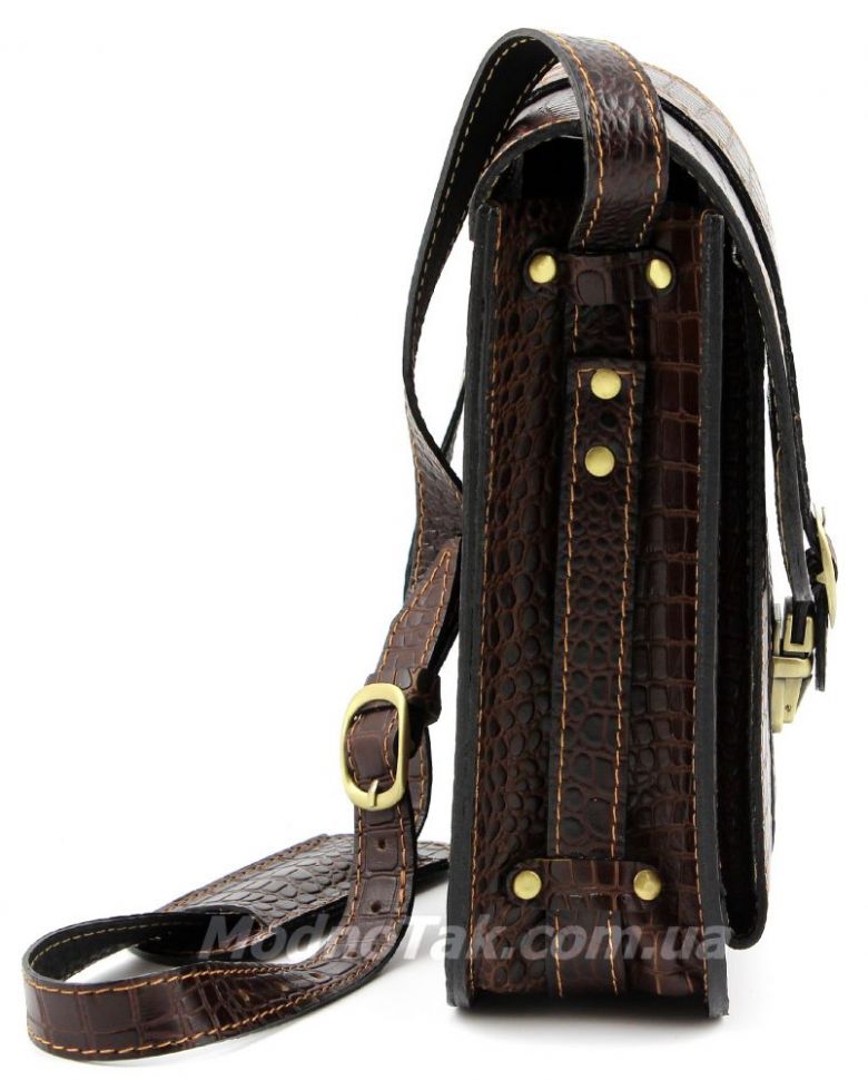 Стильная кожаная мужская сумка коллекции Старинная Италия (10027)