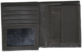 Чоловіче портмоне з натуральної шкіри 55F Vip Collection, коричневе