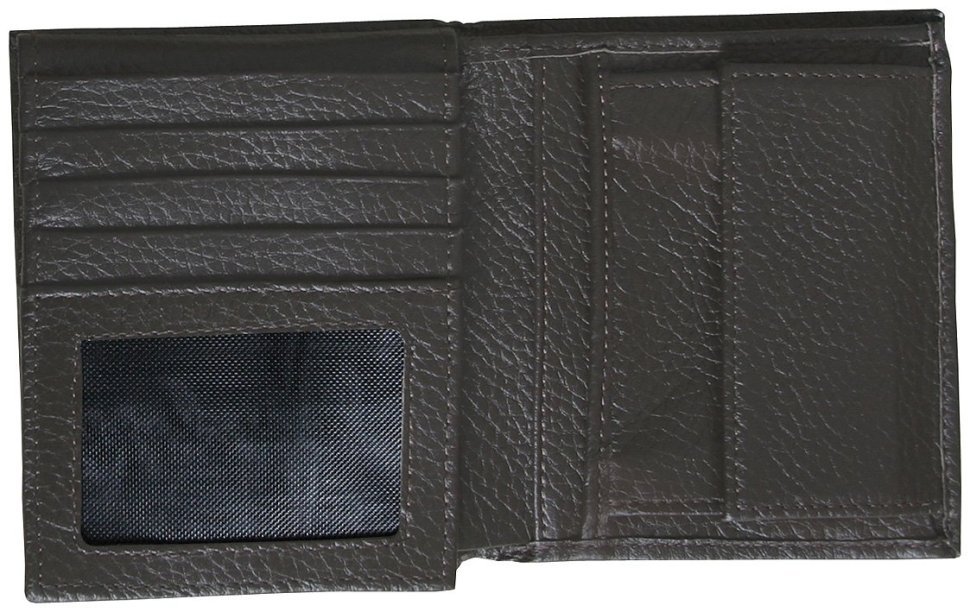 Чоловіче портмоне з натуральної шкіри 55F Vip Collection, коричневе фото №3 Чоловіче портмоне з натуральної шкіри 55F Vip Collection, коричневе modnotak фото №3