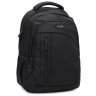 Чорний чоловічий рюкзак із щільного текстилю на блискавці Aoking 72332 - 1