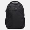 Чорний чоловічий рюкзак із щільного текстилю на блискавці Aoking 72332 - 2