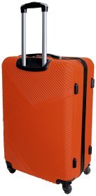 Оранжевый большой чемодан Miami Beach из ABS-пластика Vip Collection 102432