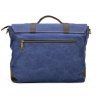 Текстильная мужская сумка-портфель яркого синего цвета с клапаном TARWA (19914) - 3