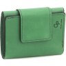 Зелений жіночий гаманець з натуральної шкіри Grande Pelle (15728) - 1