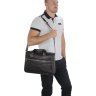 Кожаная мужская коричневая сумка для ноутбука большого размера Tiding Bag (15735) фото №2 Кожаная мужская коричневая сумка для ноутбука большого размера Tiding Bag (15735) modnotak фото - 2