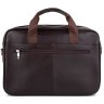 Кожаная мужская коричневая сумка для ноутбука большого размера Tiding Bag (15735) - 4