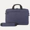 Повседневная текстильная сумка для ноутбука до 14" с фиксатором Pass-Thru Tucano Stop синя 103532 modnotak фото - 6