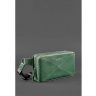 Поясная мужская сумка зеленого цвета из винтажной кожи BlankNote Dropbag Maxi (12689) - 4