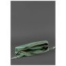 Поясная мужская сумка зеленого цвета из винтажной кожи BlankNote Dropbag Maxi (12689) - 6