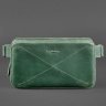 Поясная мужская сумка зеленого цвета из винтажной кожи BlankNote Dropbag Maxi (12689) - 7