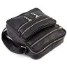 Недорогая кожаная мужская сумка на много карманов Leather Collection (10351) - 6