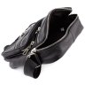 Недорогая кожаная мужская сумка на много карманов Leather Collection (10351) - 7