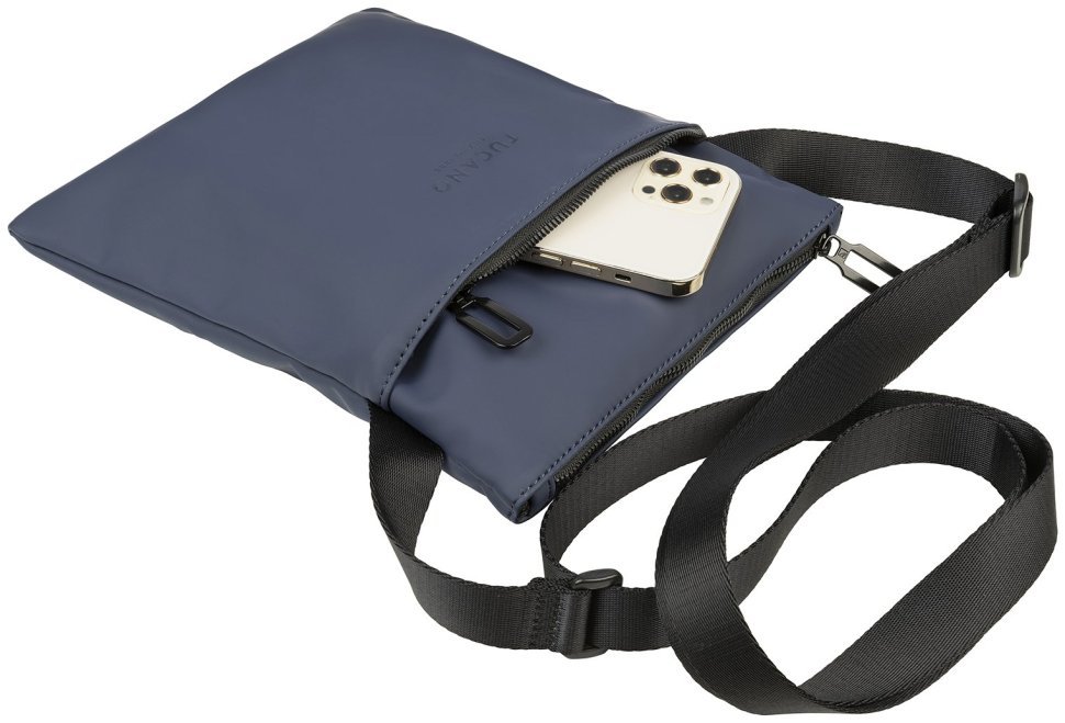 Сумка через плече Tucano Gommo, синій modnotak фото №7