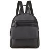 Женский кожаный рюкзак для города Visconti Gina Black 73832 Черного цвета - 13