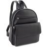 Жіночий шкіряний рюкзак для города Visconti Gina Black 73832 Чорного кольору - 1