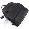 Женский кожаный рюкзак для города Visconti Gina Black 73832 Черного цвета - 6