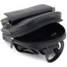 Женский кожаный рюкзак для города Visconti Gina Black 73832 Черного цвета - 9
