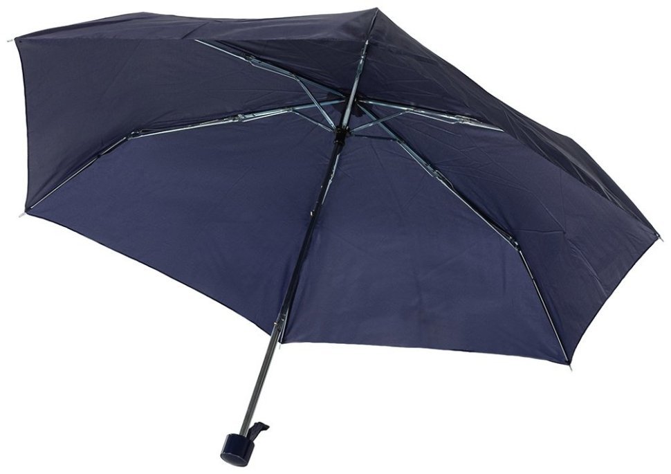 Женский зонт Incognito-3 L407 Navy (механика, складной, однотонный синий) 93932 фото №3 Женский зонт Incognito-3 L407 Navy (механика, складной, однотонный синий) 93932 modnotak фото №3