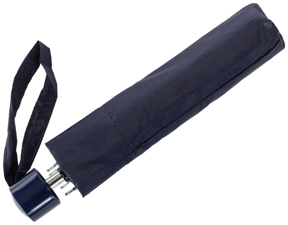 Женский зонт Incognito-3 L407 Navy (механика, складной, однотонный синий) 93932 фото №4 Женский зонт Incognito-3 L407 Navy (механика, складной, однотонный синий) 93932 modnotak фото №4