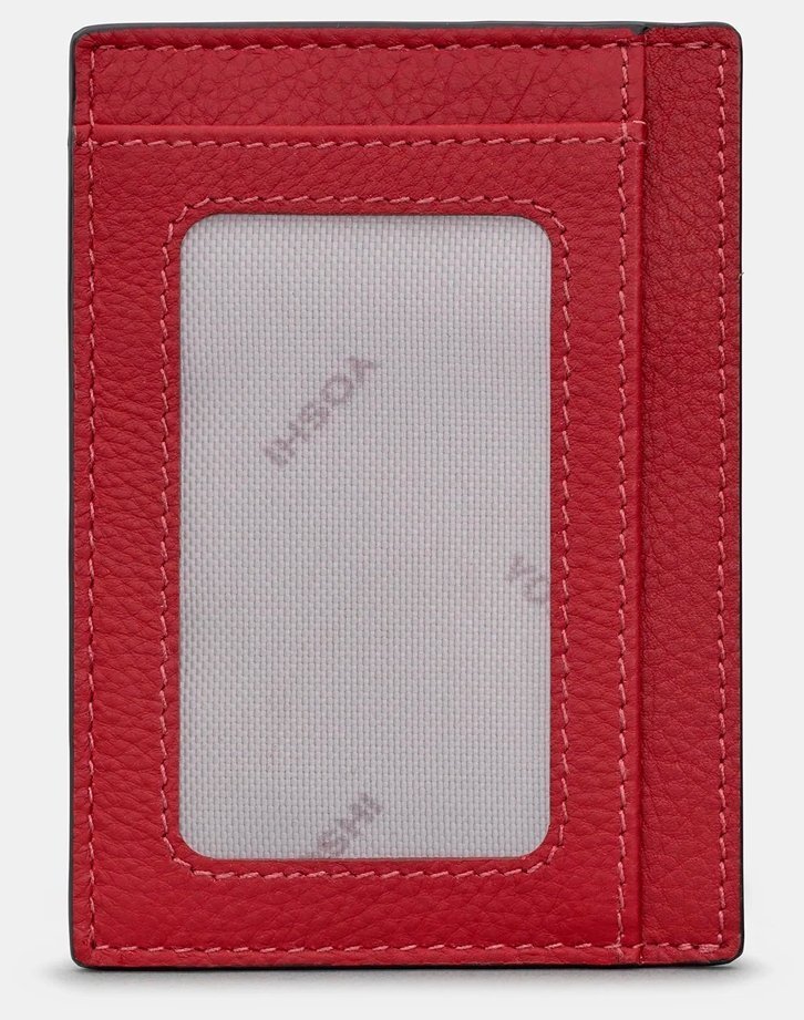 Жіночий картхолдер із натуральної матової шкіри Yoshi 94432 бордового кольору фото №2 Жіночий картхолдер із натуральної матової шкіри Yoshi 94432 бордового кольору modnotak фото №2