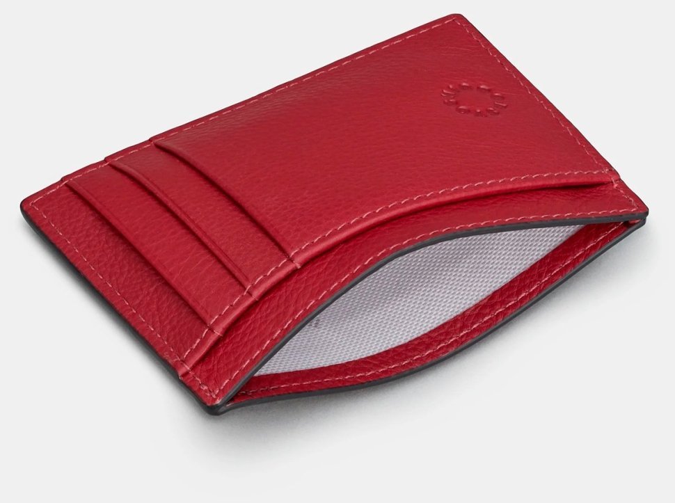 Жіночий картхолдер із натуральної матової шкіри Yoshi 94432 бордового кольору фото №4 Жіночий картхолдер із натуральної матової шкіри Yoshi 94432 бордового кольору modnotak фото №4