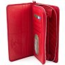 Яскравий вертикальний гаманець червоного кольору з натуральної шкіри флотар Marco Coverna (18898) - 2