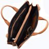 Деловая коричневая сумка из натуральной кожи турецкого качества - DESISAN (11567) - 4