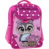 Стильний шкільний рюкзак для дівчинки з текстилю з совою Bagland (55532) - 1